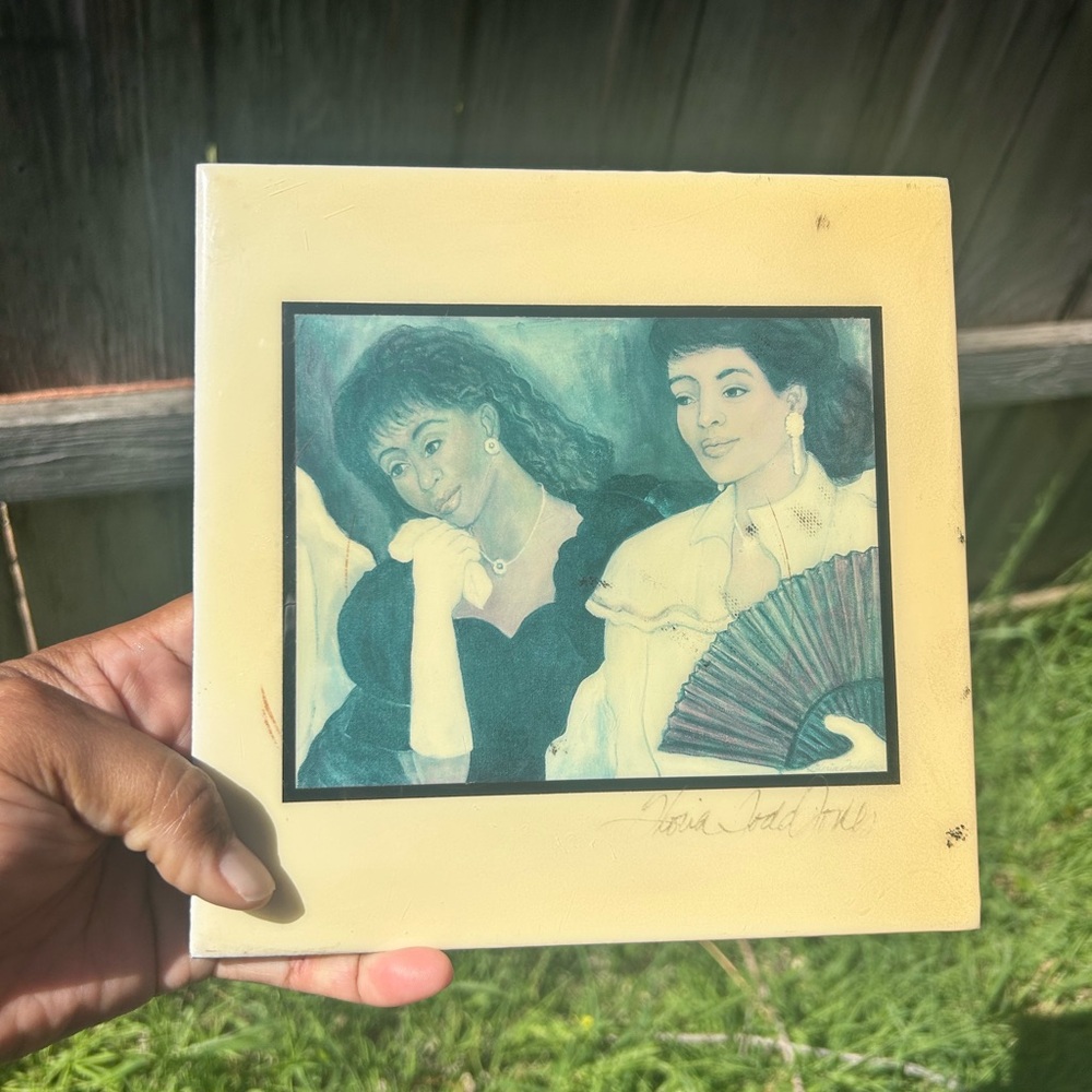 Gloria Todd Jones Studio Art Tile - Rare Signed African American Heritage Decor